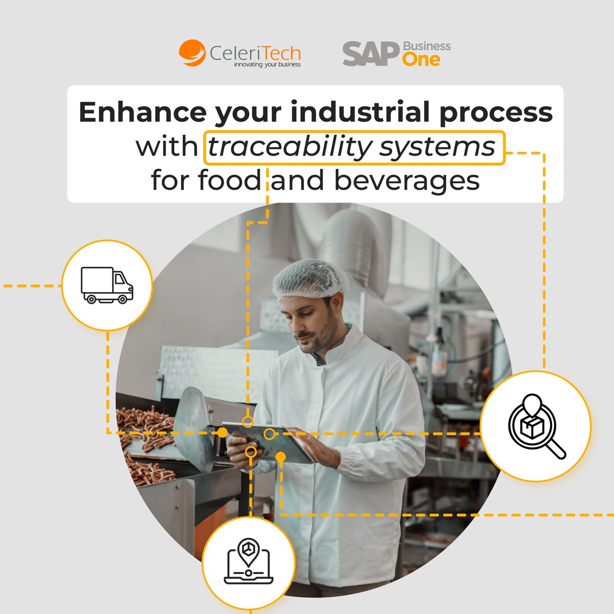 In the #FoodandBeverage processing and distribution industry, margins shrink, shelf competition intensifies, and quality management is crucial! So you need a reliable ally like us by your side!
Visit us to learn more celeritech.biz/looking-for-fo…
#SAPBusinessOne #DigitalTransformation