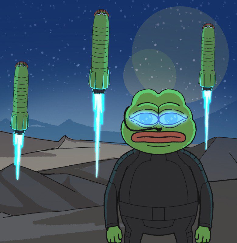Dewncoin's tweet photo. @pepecoineth with Pepe as our lisan al gaib
and Shai Hulussy anything is possible

We fight for planet $dewn in the @base galaxy 🌌 https://t.co/BK4GdXYL68