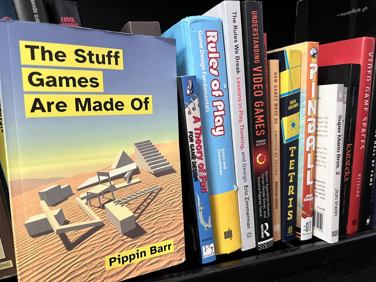 @pippinbarr cool book! Loved it! Slots in neatly on the shelf.