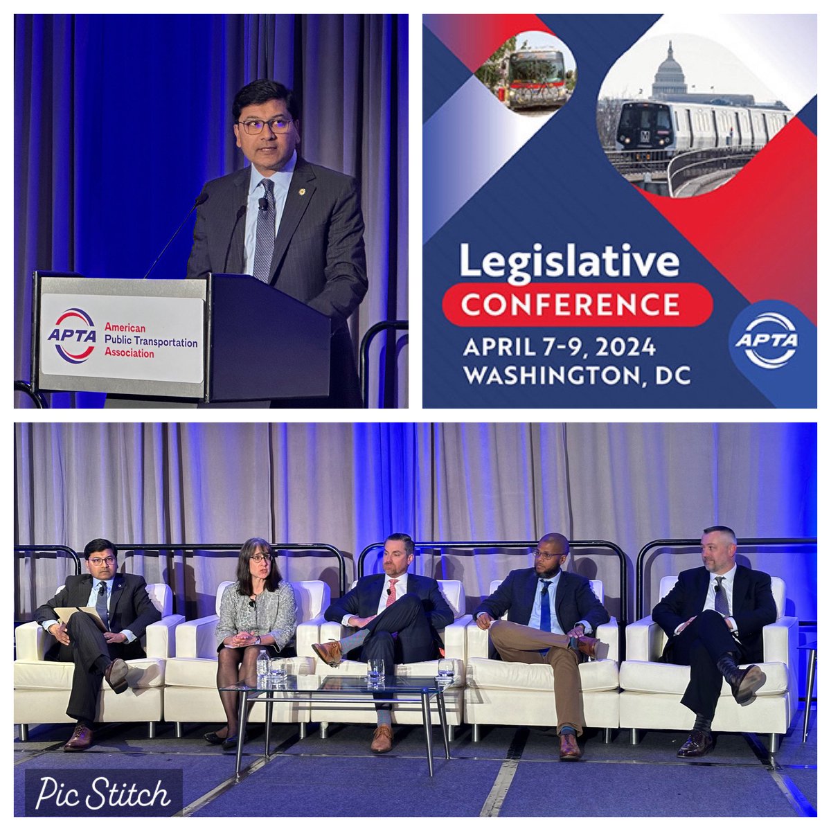 @USDOTFRA Administrator Amit Bose tells APTA Legislative Conference attendees that, with the #BipartisanInfrastructureLaw, “We are building the pipeline to deliver the 21st century, world-class passenger rail system that Americans deserve.”

#APTAleg24 #PublicTransitImpact