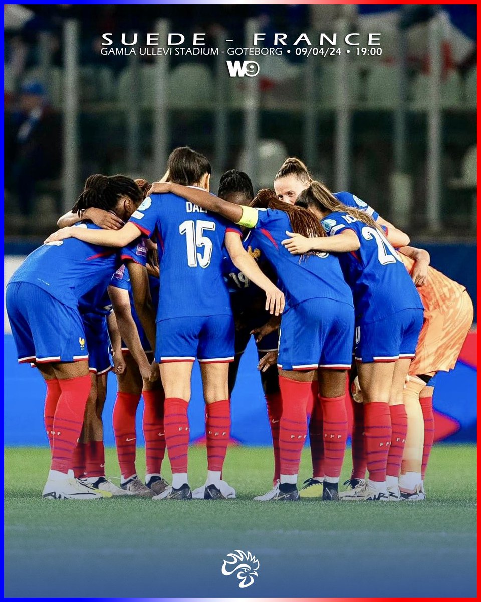 𝐉𝐎𝐔𝐑 𝐃𝐄 𝐌𝐀𝐓𝐂𝐇 Deuxième match de qualification à l'Euro 2025 🇨🇭 🇫🇷 ALLEZ LES BLEUES 🇫🇷 #SUEFRA