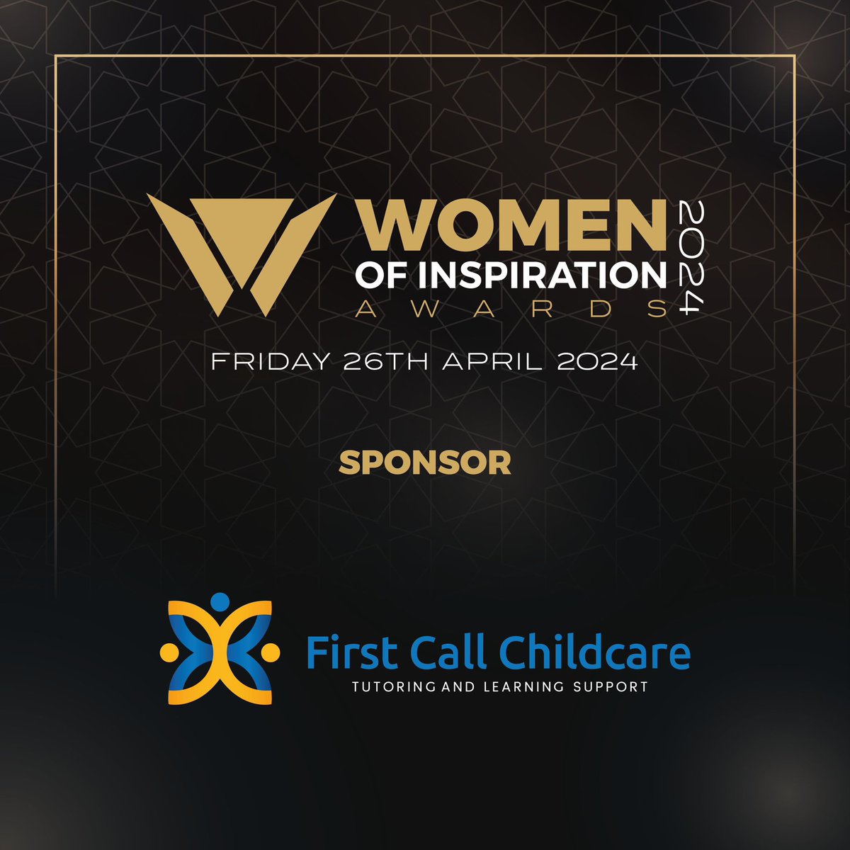 The Women of Inspiration Awards are delighted to announce our sponsor, First call childcare We are grateful for their support in empowering and celebrating inspiring women. sponsor and be part of this incredible event, email us at awards@empoweringeducation.co.uk