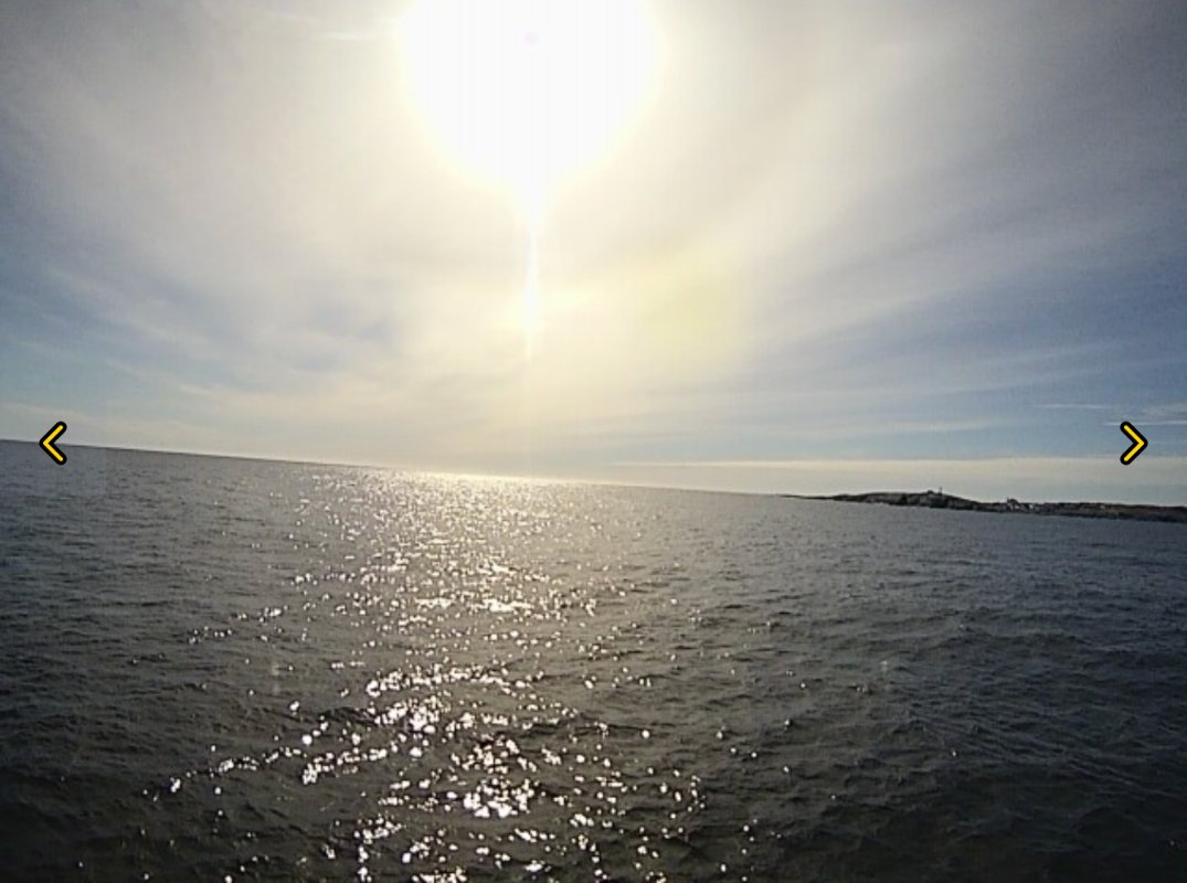 Starting to see the #SolarEclipse2024 from our #buoycam in Newfoundland! We will have images every 5min. #nlwx