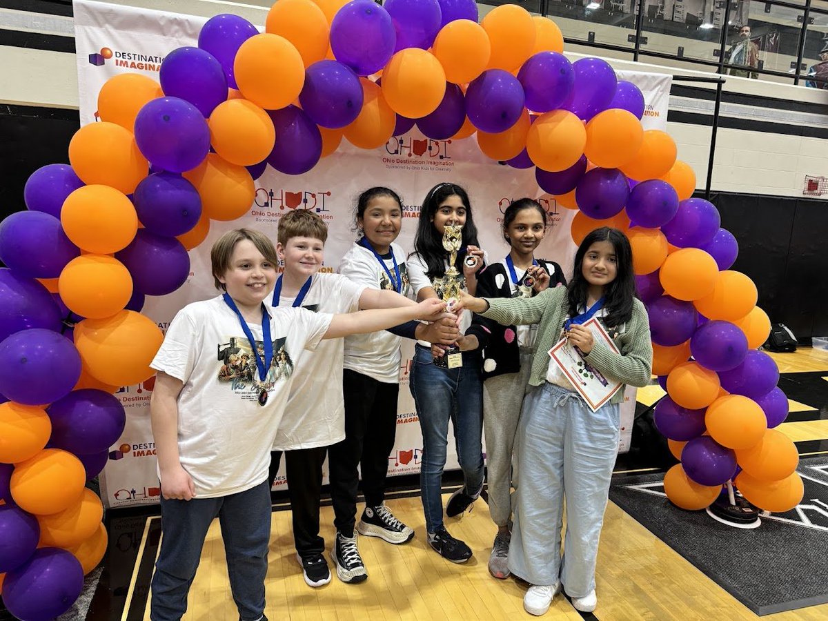 Congratulations to the 'Squadra' team from Endeavor for bringing home the top prize at the Destination Imagination state competition! Let's hear it for Aarvi, Anushka, Atticus, Neena, Reeva and Riley!! Drop a 👏 below to celebrate them! 🎉🥳⭐️🏆️ #WEareLakota #WEareFutureReady