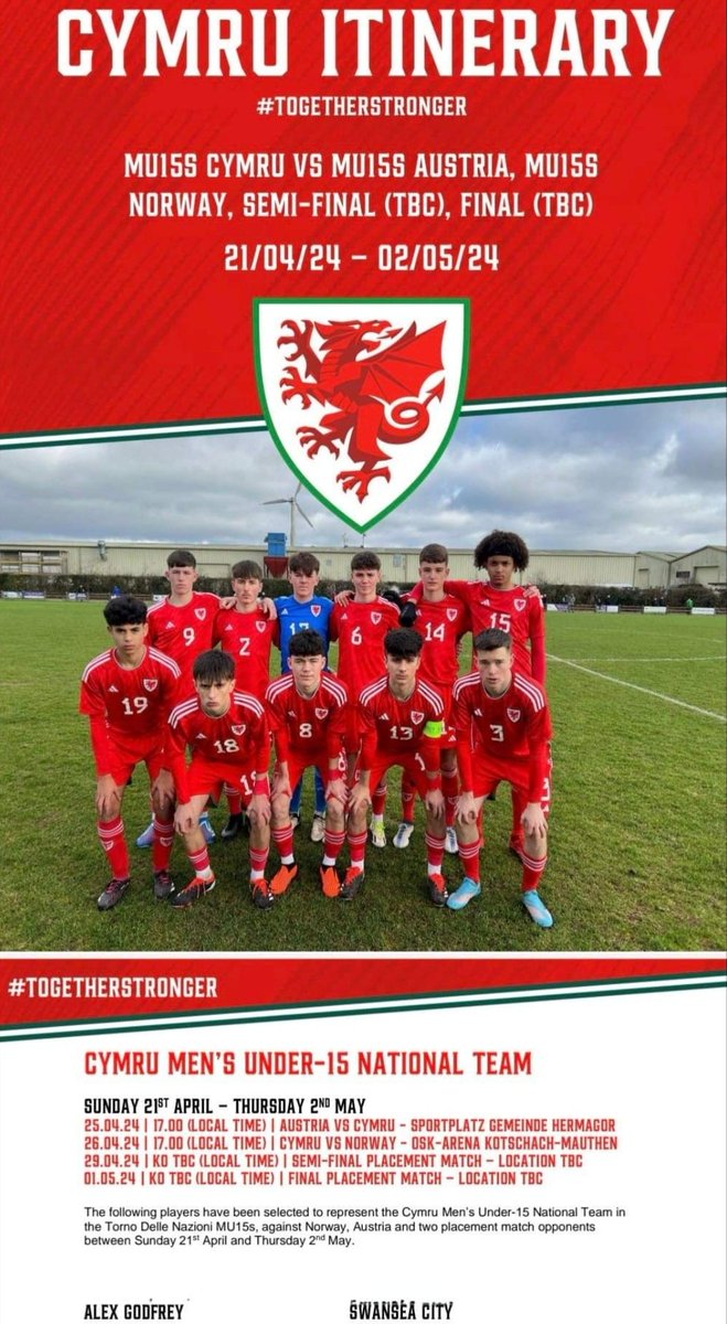 Congratulations once again to Alex G on selection for Wales u15s in their forthcoming games. Best of luck Al 👍 💪 @Tredegar_PE @YGTredegarCS