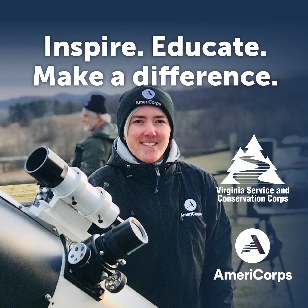 This week is your last chance to apply to join the Virginia Service and Conservation Corps, our #AmeriCorps program that gives you education, experience and stipend. Learn more and apply by April 12 at dcr.virginia.gov/state-parks/am….