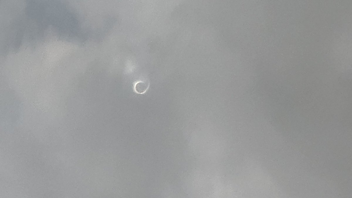 Best I could do with all the clouds.