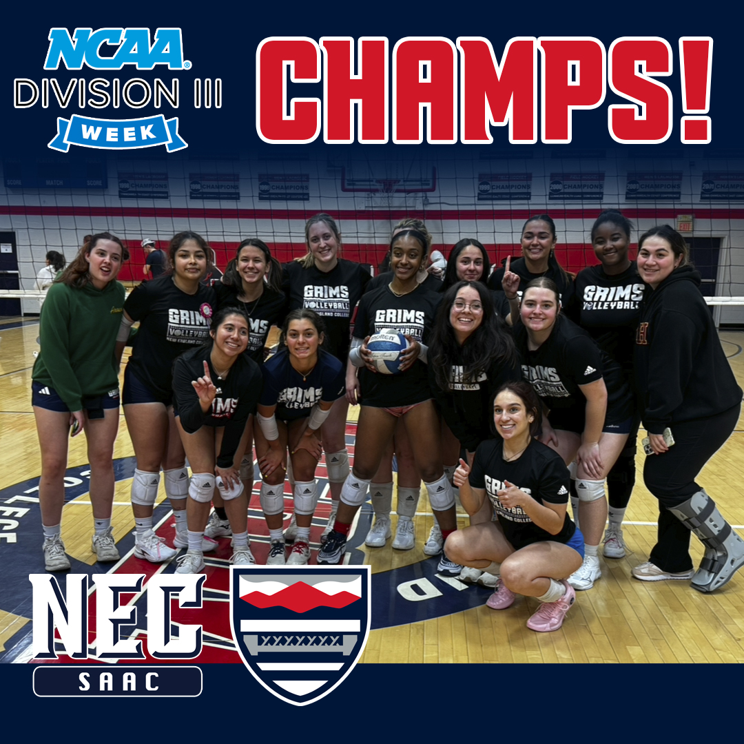The NEC women's volleyball team won the D3 Week competition! Congratulations! @NewEngCollege @NCAADIII @NEC__SAAC @NECAlumni #d3week