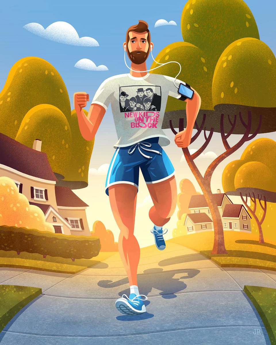 On the move! 🏃 Jon Reinfurt (@JonReinfurt) for @BostonMagazine, about how the author was able to cope with a mid life crisis by learning to appreciate New Kids on the Block. See more: theispot.com/jonreinfurt @rappart #newkidsontheblock #running #halfmarathon #marathon