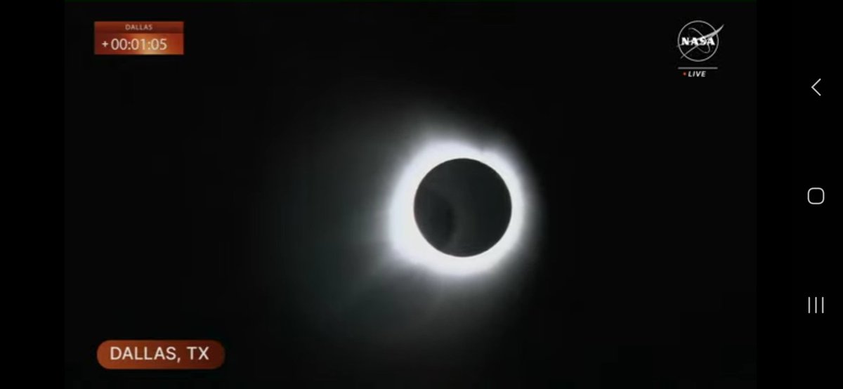 Really cool! Wish I was on site. Maybe next time in Spain? #SolarEclipse2024 #Eclipse2024