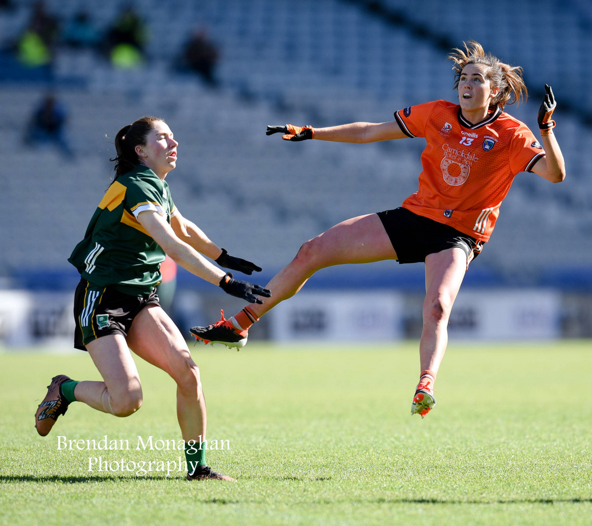 A goal of the highest quality from @AimeeMackin @ArmaghLGFA and the best thing is she'll still be the same Aimee the next time you meet her