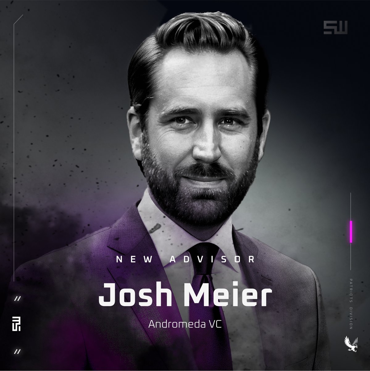 ADVISOR ANNOUNCEMENT Introducing Josh Meier, Managing Partner @AndromedaVC as an advisor for SHADOW WAR 🌟 A veteran of the industry for over eight years, Josh will be hands-on with the team as we work to deliver unique web3 experiences for the next generation of gamers 🎮