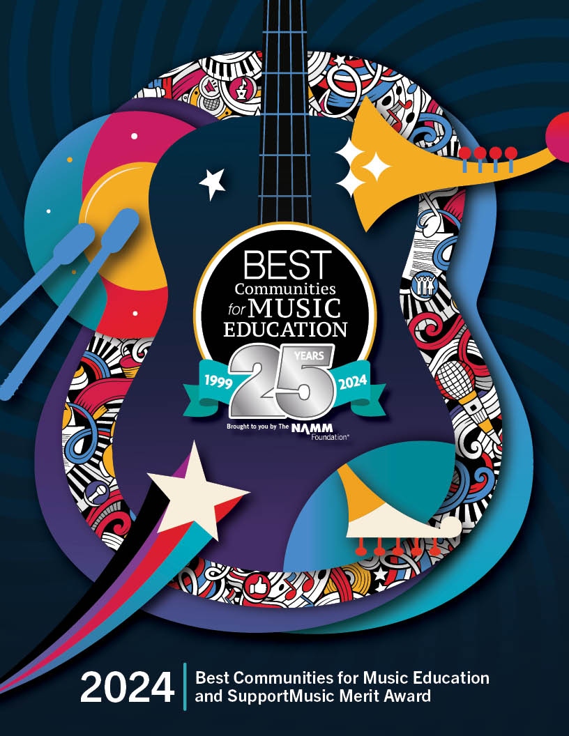 🎵 Cumberland Valley's named a Best Community for Music Education by NAMM Foundation—thanks to YOU! Our commitment to music access for all students shines. Thank you, community, for your unwavering support! #CVproud #MusicEducation 🎼❤️ #BestCommunitiesforMusicEducation