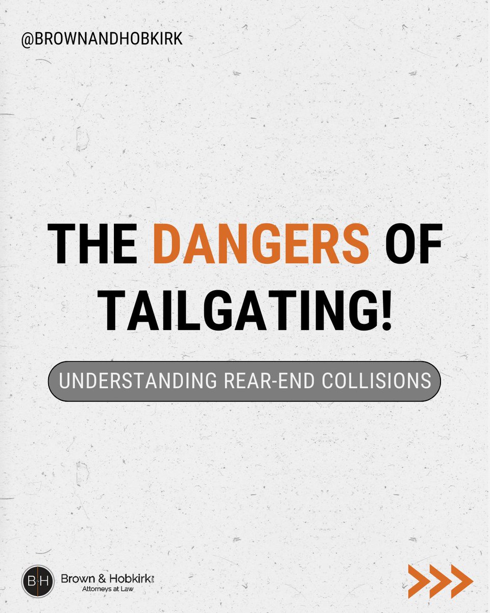 Tailgating isn't just a traffic violation – it's a serious threat to road safety. 🚗

– Click the thread to learn more!

#personalinjury #caraccident #tailgating #personalinjurylaw #caraccidents #caraccidentlawyer #tailgate #attorneys #legalservices #autocrash