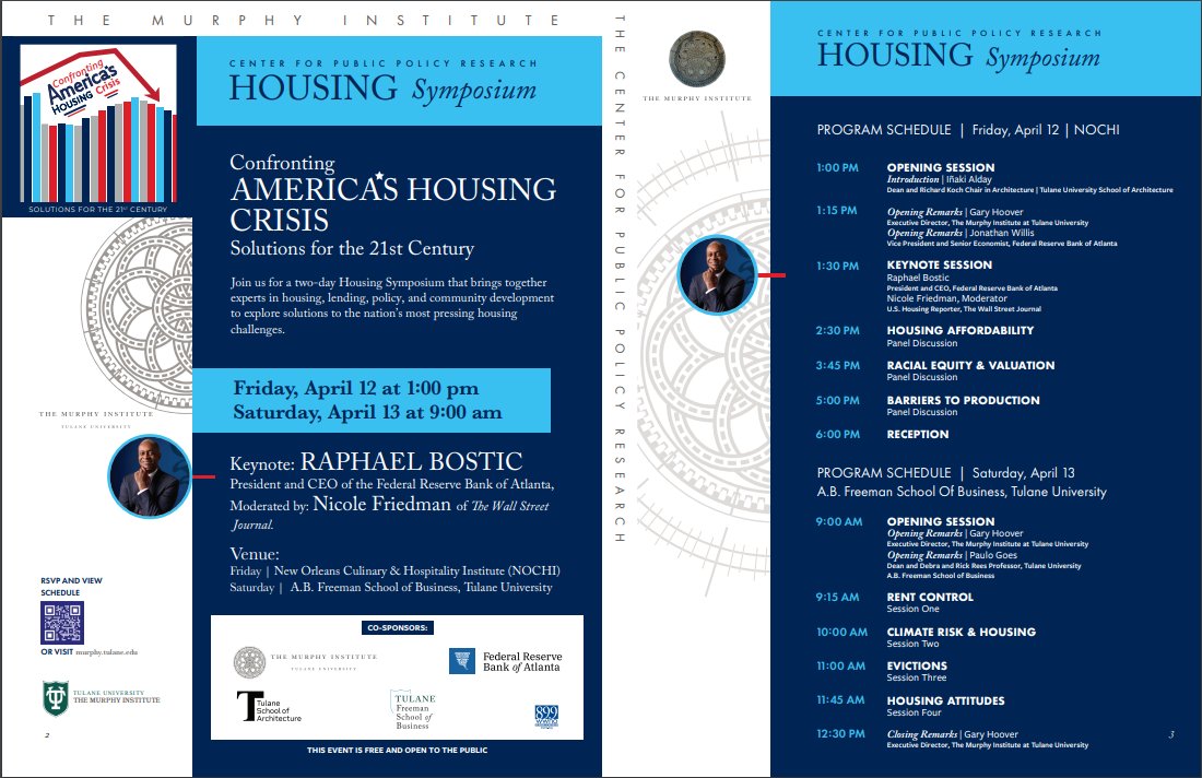 If you're in New Orleans and are interested in housing policy, come to a conference I helped organize this Friday from 1-6pm at @NOCHI_tweets. Admission is free and open to everyone. I'll be talking with @jenny_schuetz, @CSElmendorf, @MichaelManvill6 and @mnolangray at 5pm!