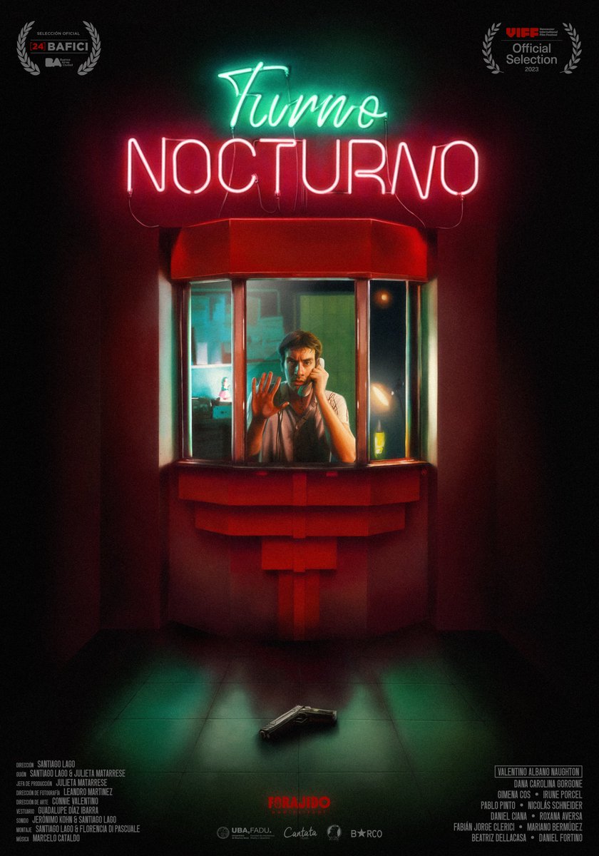 Ya esta disponible para ver Turno Nocturno en <a href="/flixxo/">Flixxo</a>, una plataforma de streaming gratuita con el foco puesto en contenido independiente. Dejo enlace para ver online:  

Flixxo📽 shorturl.at/vzMOU
Trailer: youtube.com/watch?v=pg7v1w…