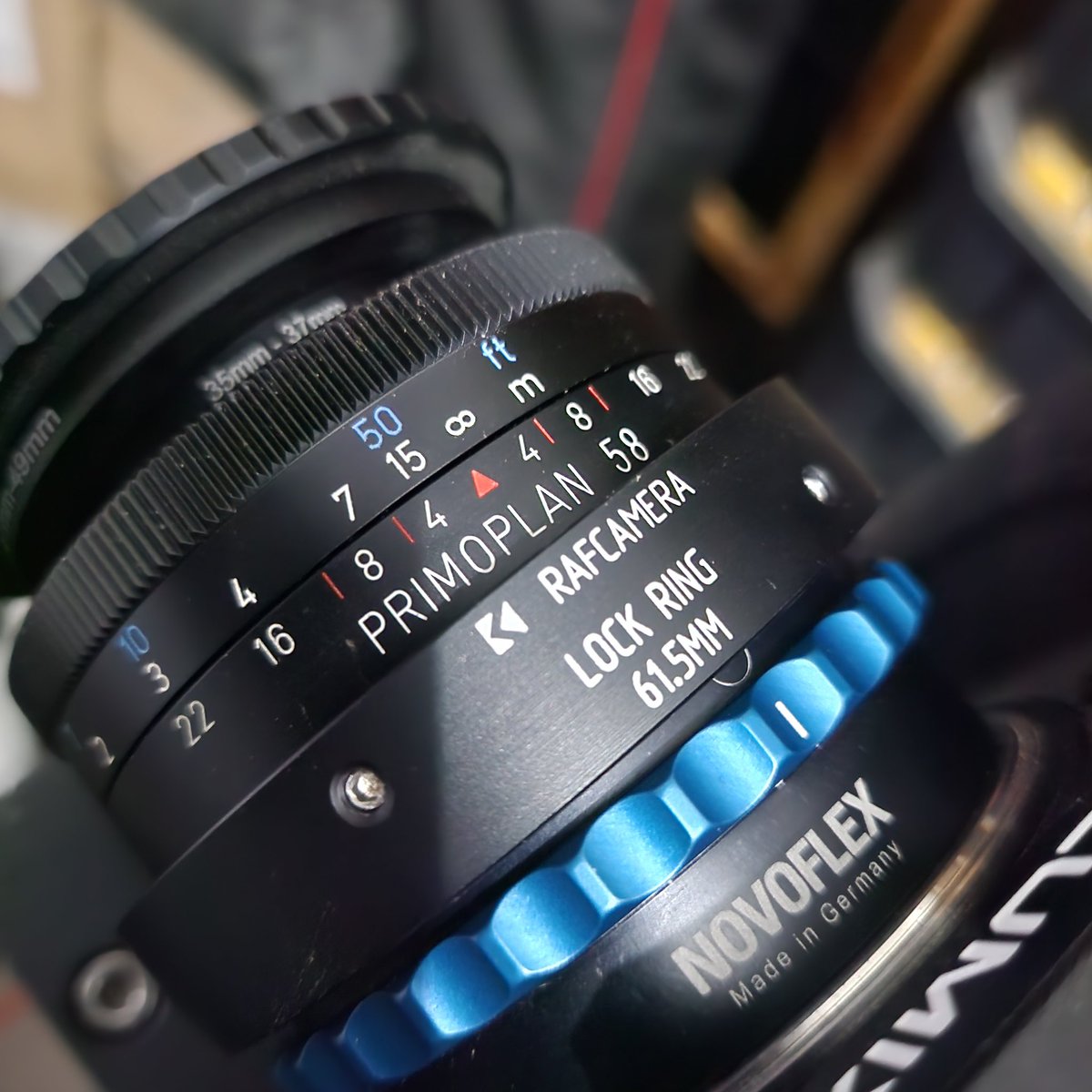 UAVHive's tweet image. There's a cool little company called RafCamera rafcamera.com that make custom lens adapters/clamps in metal.

Today, I got some infinity focus locks I helped design for some cool vintage style lenses to help integrate them into reliable #anamorphic setups.