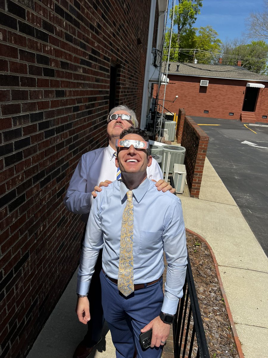 We are all enjoying the solar eclipse here at broadcast house! Be sure to stay safe and use eye protection when viewing the sun! And remember to tune on in at 6:30 for CN2 Now!