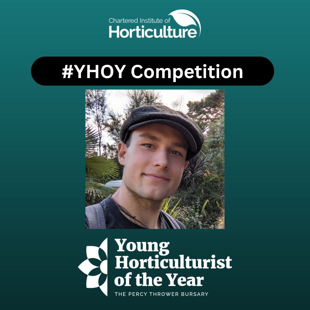 Representing Eastern district, Jonathan Zerr holds the RHS Level 4 Diploma. He is currently splitting his time between Helmingham Hall and Benton End in Suffolk. We wish him the best of luck at the Grand Final! #YHOY@CIHort