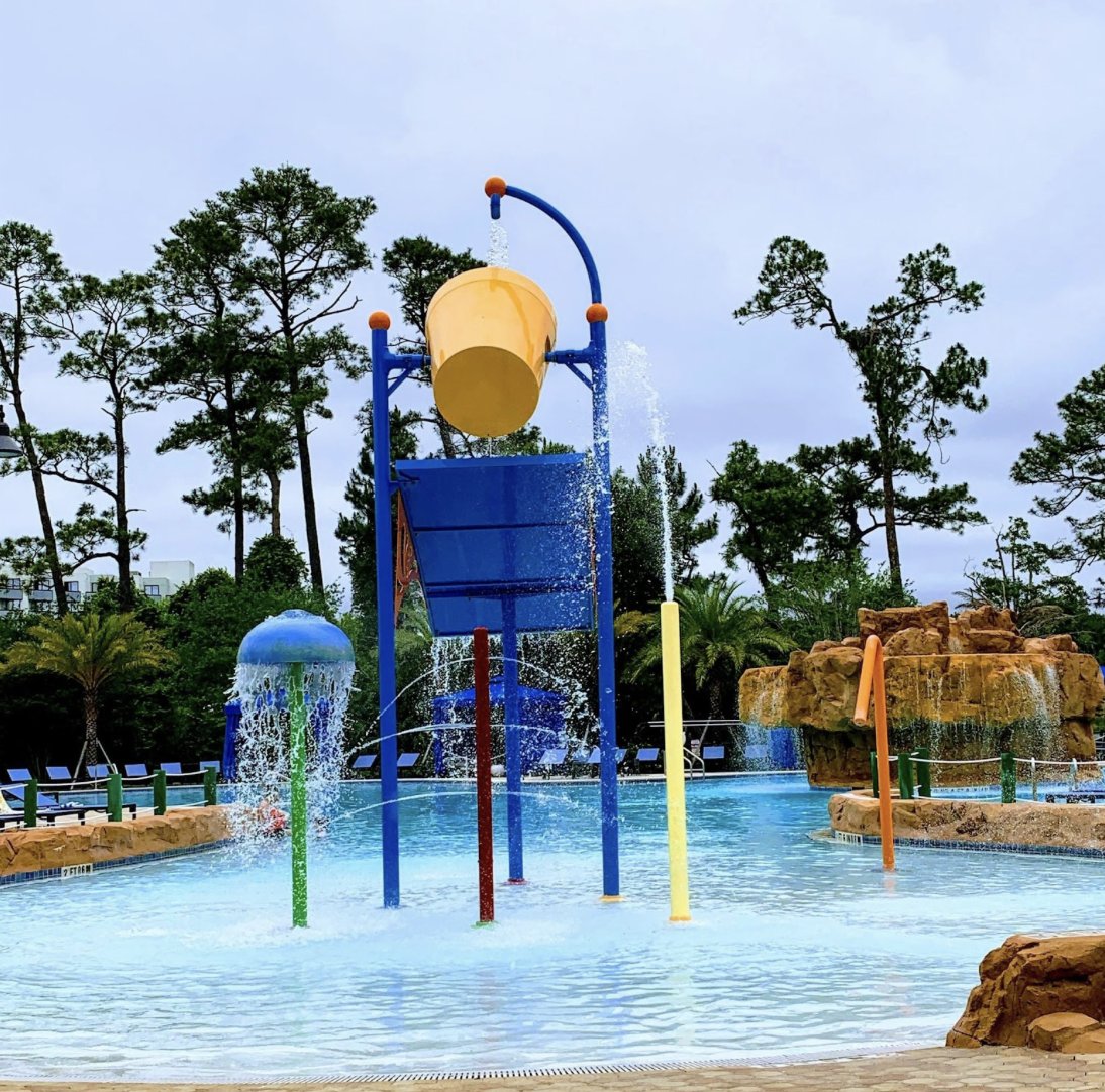 Come enjoy our magnificent bucket or maybe just a refreshing swim in our Oasis pool. Whether you seek playful splashes or relaxing soak, we have it all right here! #disneytravel #disney #disneyworld #waltdisneyworld