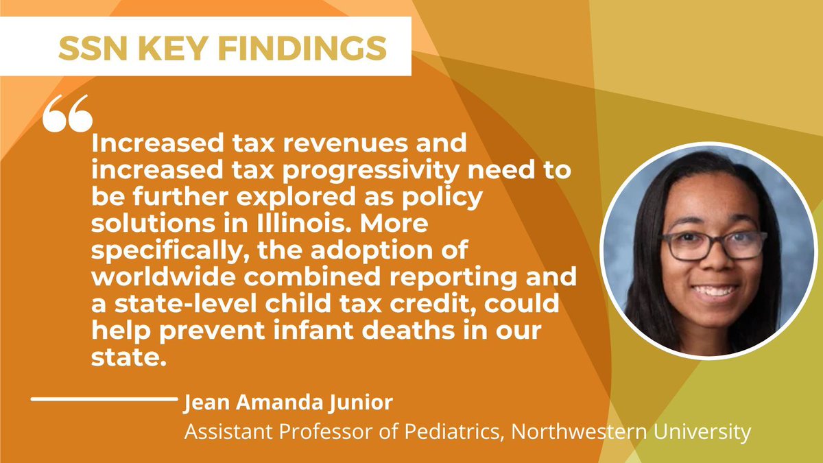 #Illinois has a high rate of infant mortality in the U.S. In this latest policy brief, @jeanajunior11 (@NUFSMPediatrics) writes that introducing tax-funded programs can help lower infant mortality & decrease poverty rates. #ChildTaxCredit Read more: buff.ly/43wx1ZS