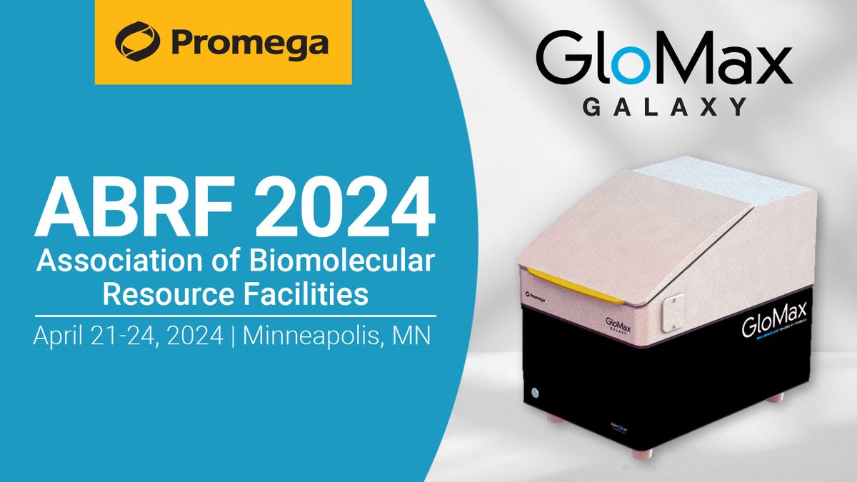 Excited for #ABRF2024? So are we! Stop by our booth for a sneak peek at the GloMax® Galaxy Bioluminescence Imager, our newest addition to our GloMax® family.