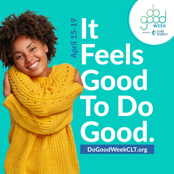 Want to put a smile on your face?  Volunteer - It Feels Good to Do Good! 

Next week is <a href="/shareclt/">SHARE Charlotte</a> Do Good Week, the local celebration of National Volunteer Week.

Check out our #volunteer opportunities and plan your #DoGoodWeek at sharecharlotte.org/nonprofit/thom…