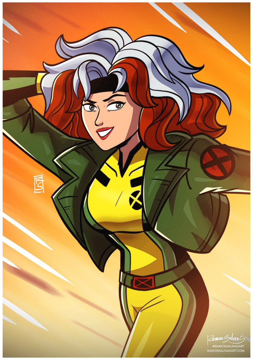 Hey it’s Rogue from X-Men! ✨ Also of course I had to give drawing Rogue a shot after I drew Jubilee a while back! #ArtistOnTwitter #art #illustration