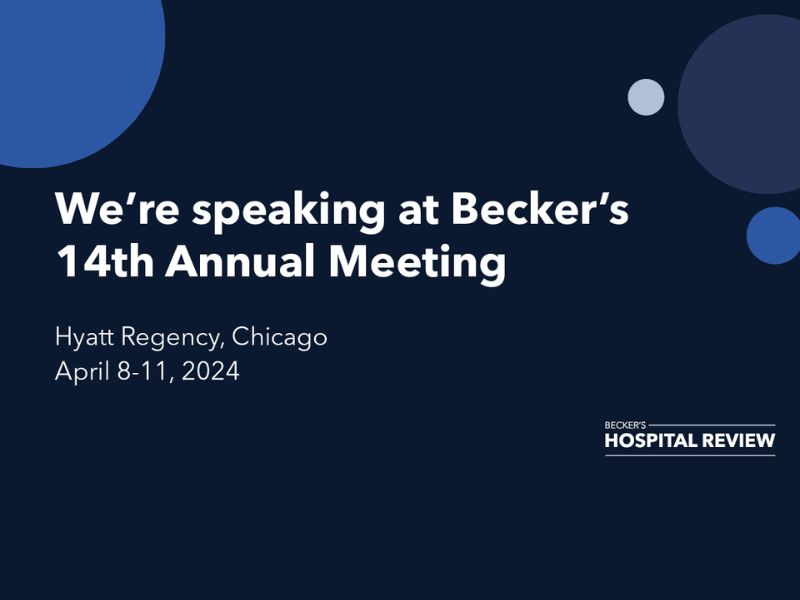 Sanford Health will participate at the Becker’s 14th Annual Meeting on April 8-10, alongside other industry leaders. Learn more: san.fo/4b4E1QD