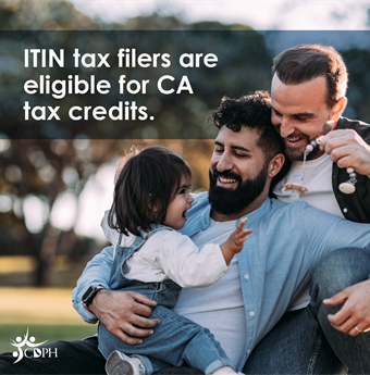 No social security number? No problem. Californians who use an Individual Taxpayer Identification Number to file their taxes now qualify for state tax credits including the #CalEITC and the Young Child Tax Credit. Learn more: caleitc4me.org/i-am-an-itin-h… #CalEITC #ITIN #YCTC