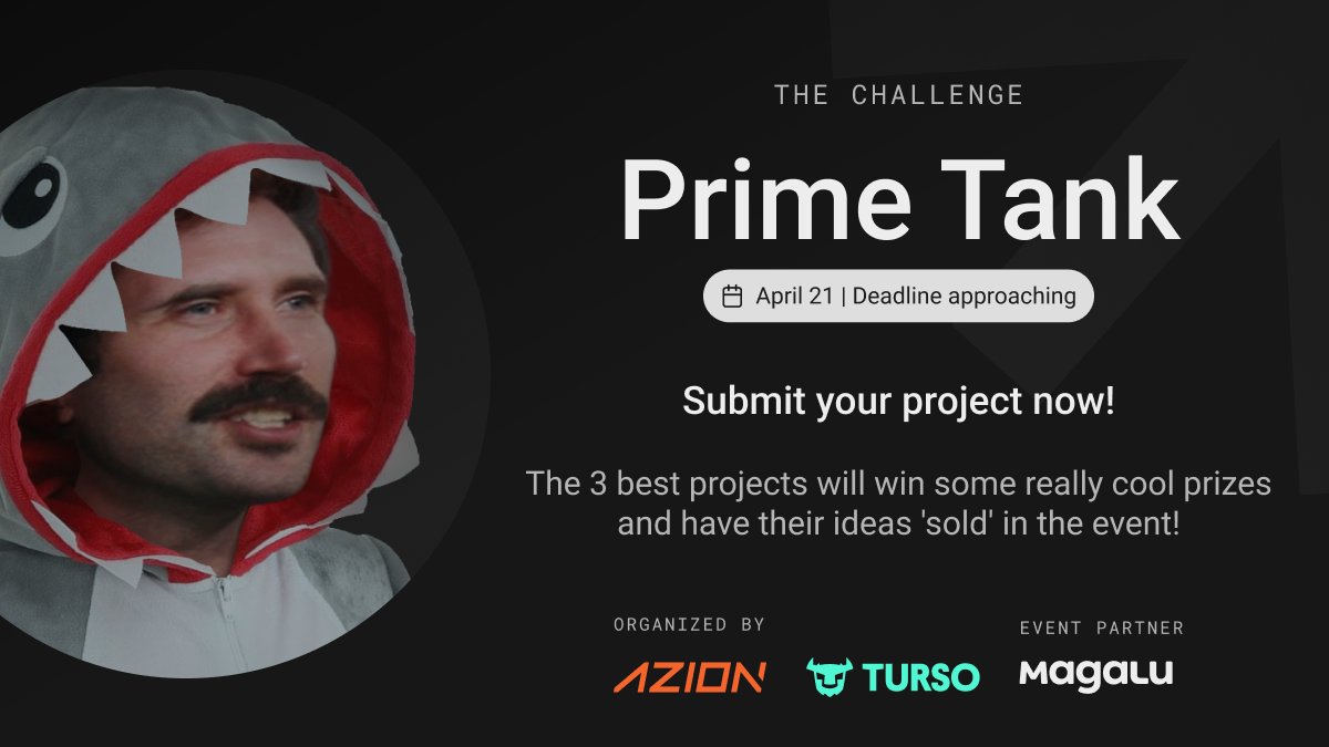 aziontech's tweet image. Imagine the joy of having your project assessed and reacted live by ThePrimeagen! This unique opportunity is closer than ever before! 🤩🚀

Check out the regulations. » tinyurl.com/muykav2f

#Azion #AzionForDevelopers #FutureOfApplications #ThePrimeagen #PrimeTank
