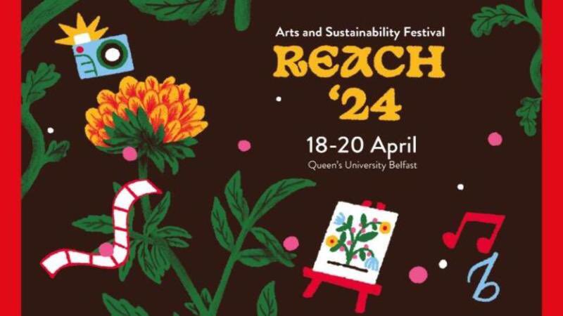 Countdown is on to new #Arts & #Sustainability festival in @QUBelfast REACH ‘24 is free, open to all & will be held across campus from 18-20 April. Join us for exciting workshops, talks, exhibitions & much more qub.ac.uk/events/whats-o… #climate #Nature #SustainableDevelopment