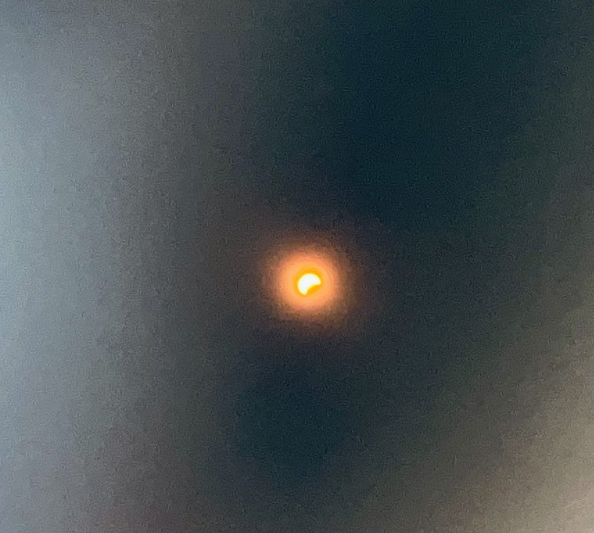 It’s happening! #SolarEclipse2024