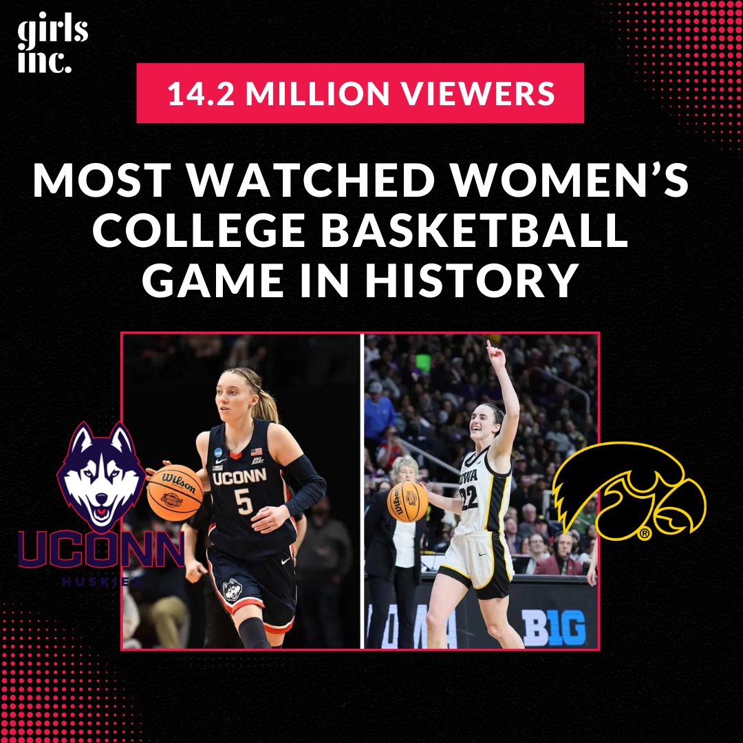 #MarchMadness made history for women's sports! Last week's Iowa vs. UConn match up made history with 14.2M viewers & @gamecockwbb won their 3rd national title! These achievements prove that when given the spotlight, women's sports can shine brighter than ever. #womeninsports 💪🏀