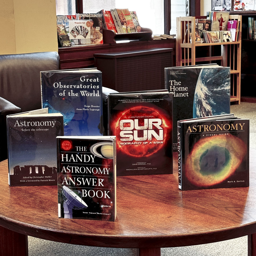 Explore space, time, and the universe through books at Mechanics’ Institute. 'In life, we have to be strong and bright enough to face our dark times. Eclipse may come and eclipse may go, nothing should stop our inner strength's flow.'—Munia Khan #MechanicsInstitute