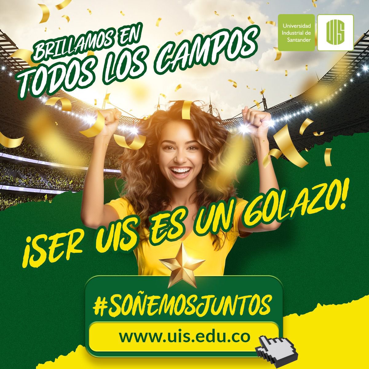 Unase al equipo, ¡ Ser @UIS ES UN GOLAZO !! ⚽️⚽️⚽️