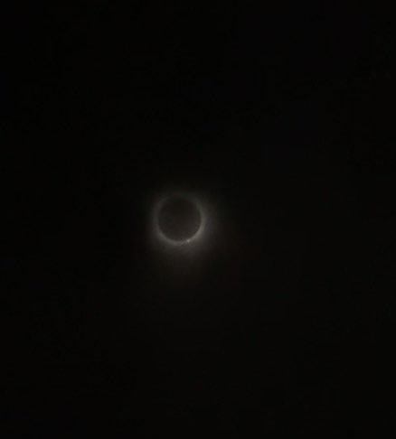 Totality in Grey Forest, Tx Photo be Ava Steindl