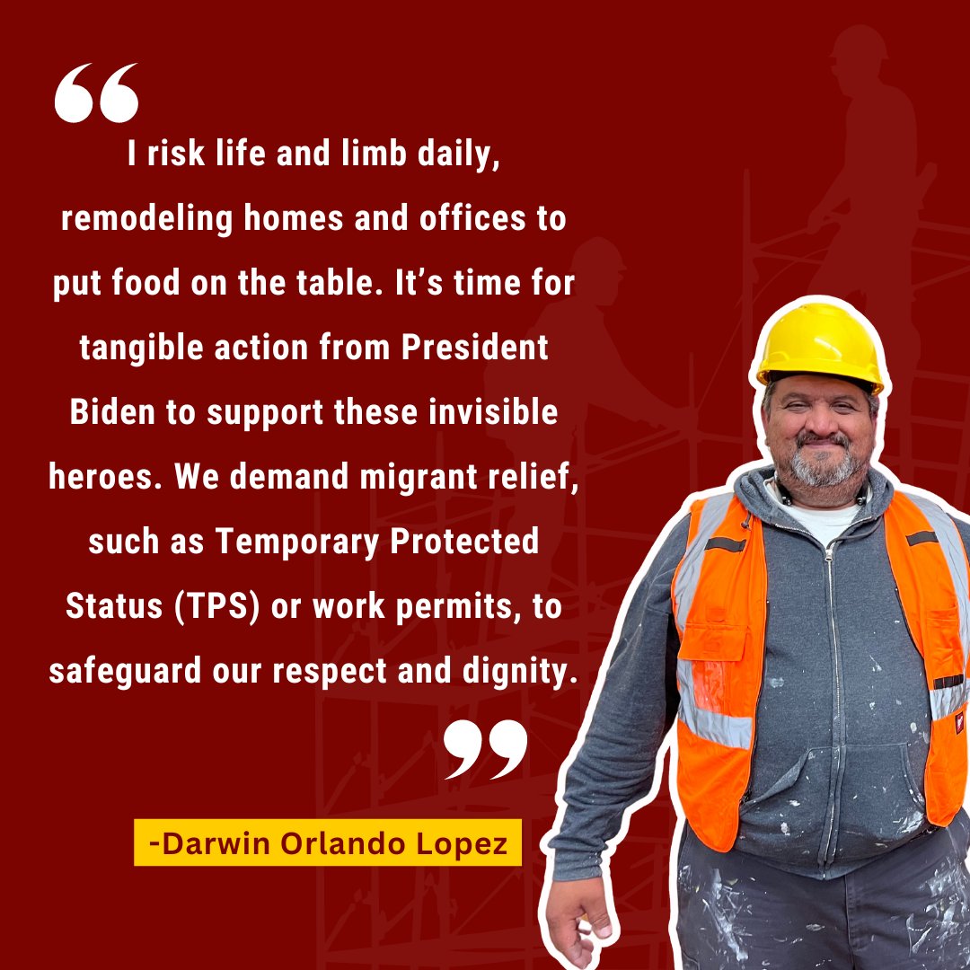 CHIRLA (@chirla) on Twitter photo The Francis Scott Key Bridge collapse is a stark reminder: immigrant lives are too often taken for granted. It's time for systemic change that values the safety and humanity of all workers. <a href="/POTUS/">President Donald J. Trump</a> must extend Temporary Protected Status and Humanitarian Parole to #ImmigrantWorkers The Francis Scott Key Bridge collapse is a stark reminder: immigrant lives are too often taken for granted. It's time for systemic change that values the safety and humanity of all workers. <a href="/POTUS/">President Donald J. Trump</a> must extend Temporary Protected Status and Humanitarian Parole to #ImmigrantWorkers