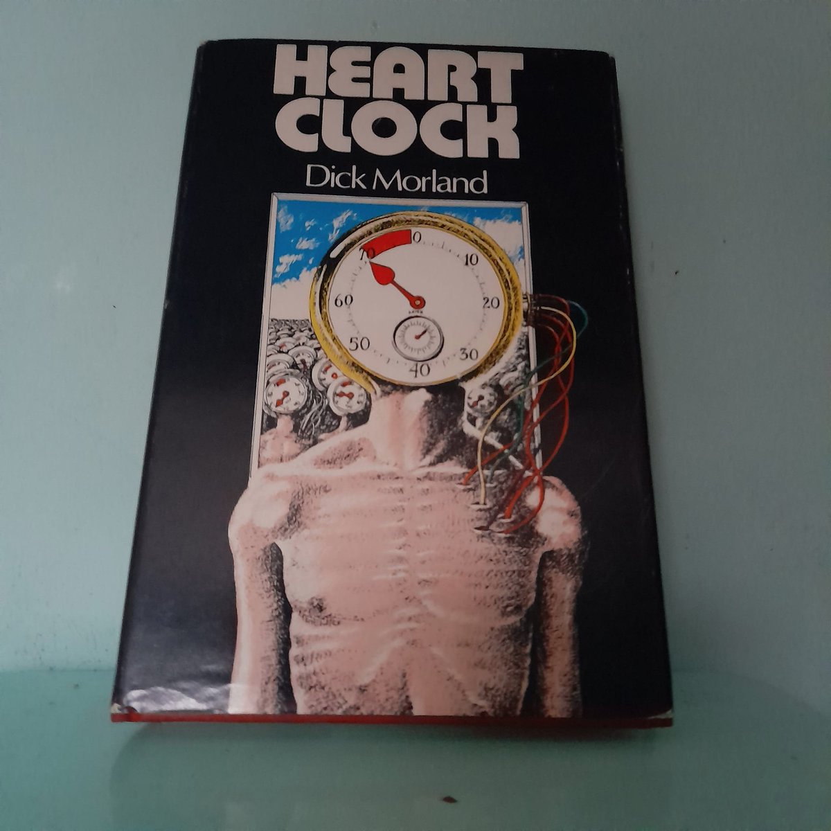 HEART CLOCK by Dick Morland Faber & Faber, first edition 1973 Jacket illustration by Dennis Leigh @foxxmetamedia I love this of course, but how did he get the commission, and the right to get it acknowledged on the inside fold? Amazing
