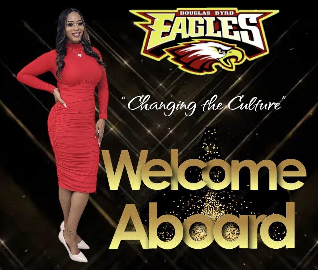 We are so excited now that Coach Johnson is on as a full-time staff member. You all do us a favor and help welcome Coach @FirstLadyFlex to “THE NEST!”
#EagleNation #DBHS #createeducateinspirelove #EagleRising #RestorationSeason