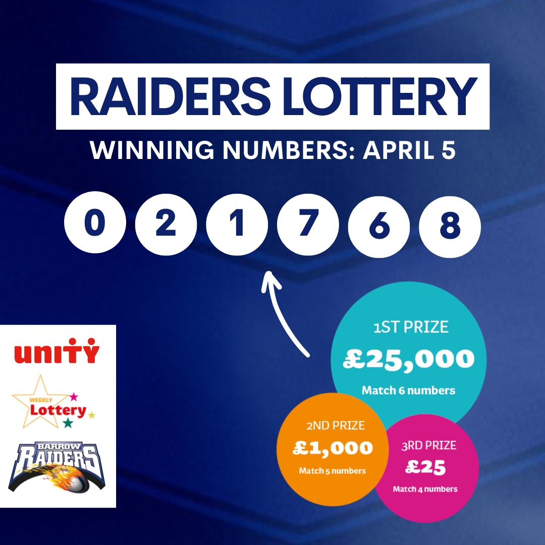 Are you a winner in our latest Raiders Lottery draw? 💰🔮 Enter for just £1 per week ➡️ pulse.ly/z4nhgj8s0s