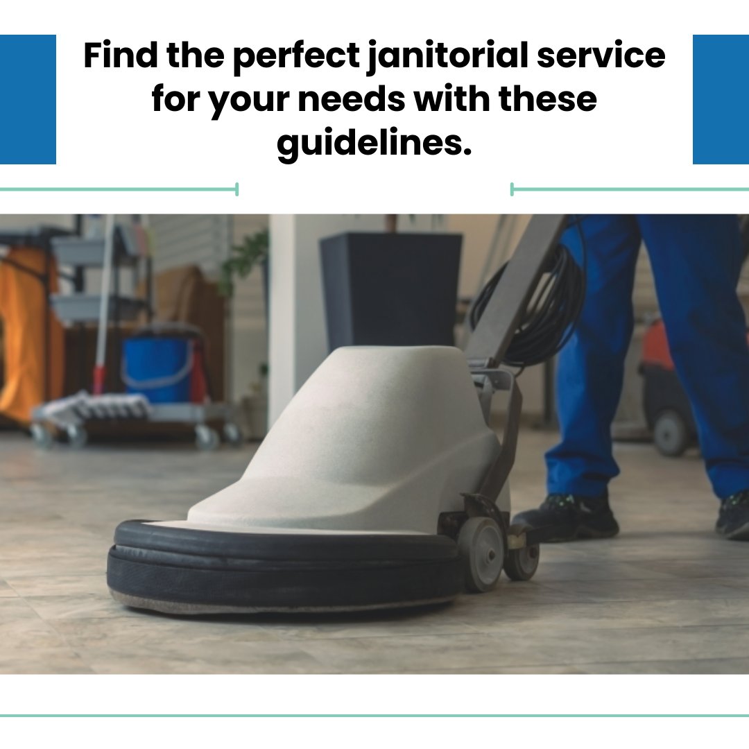 Find the perfect janitorial service for your needs with these guidelines.

#JanitorialServices #CleanWorkplace #EcoFriendly #ProfessionalCleaning #TransparentPricing #Sustainability