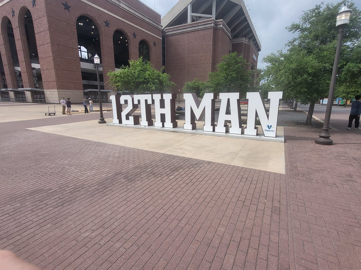 Great visit to Texas A&amp;M this morning. <a href="/DHS_Vikings/">Dulles High School</a>