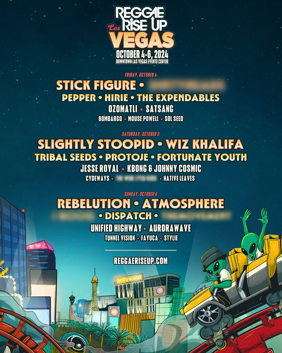 VEGAS!! 🎰 It’s going down at @ReggaeRiseUp Las Vegas this October ✔️🔥 Get your tickets 🎟️