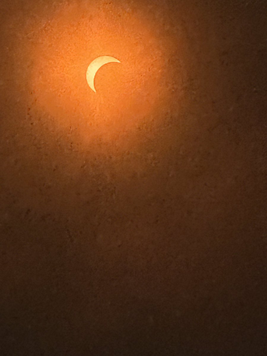 Even a partial eclipse from the rooftop of our Capitol Hill studio is thrilling in Washington DC!