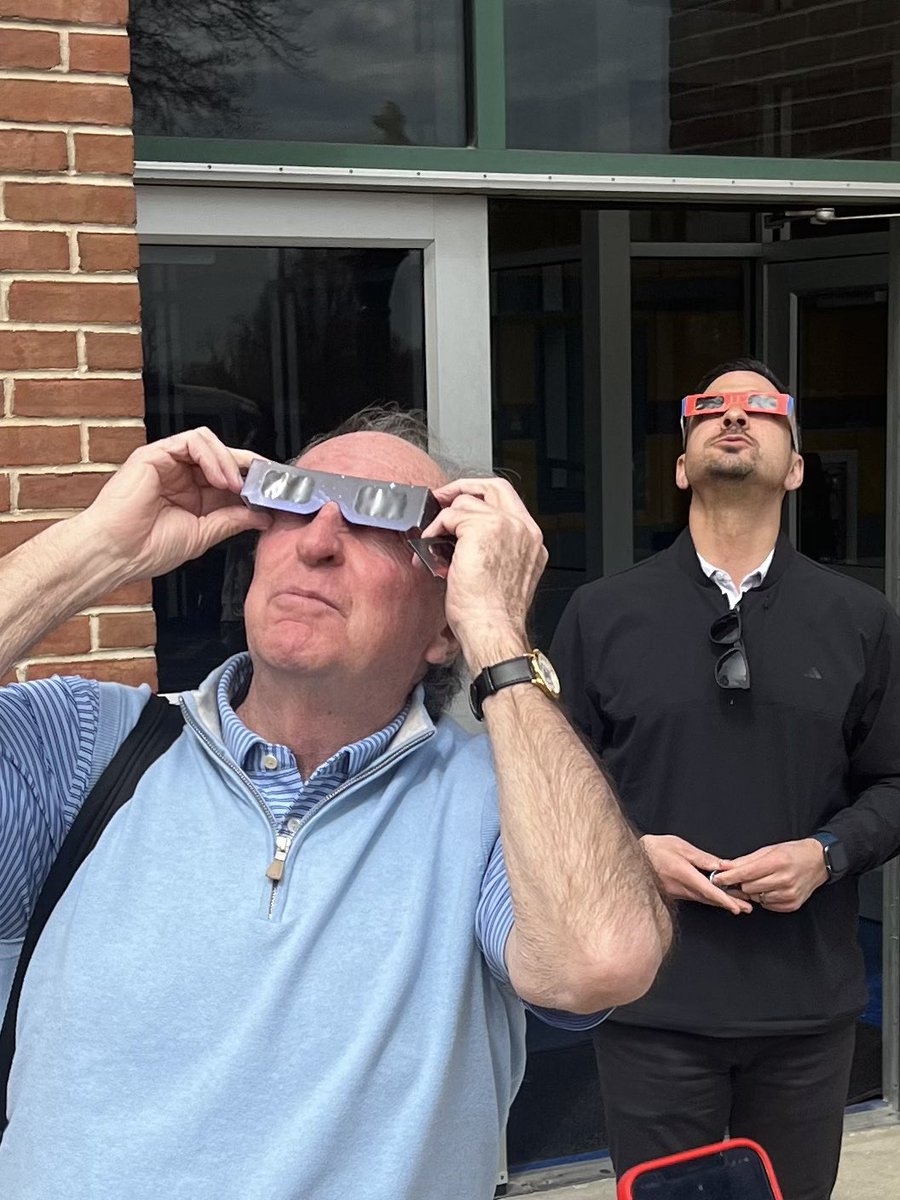 Coach and I protecting our eyes looking at the beautiful arena renovation! @LaSalle MBB