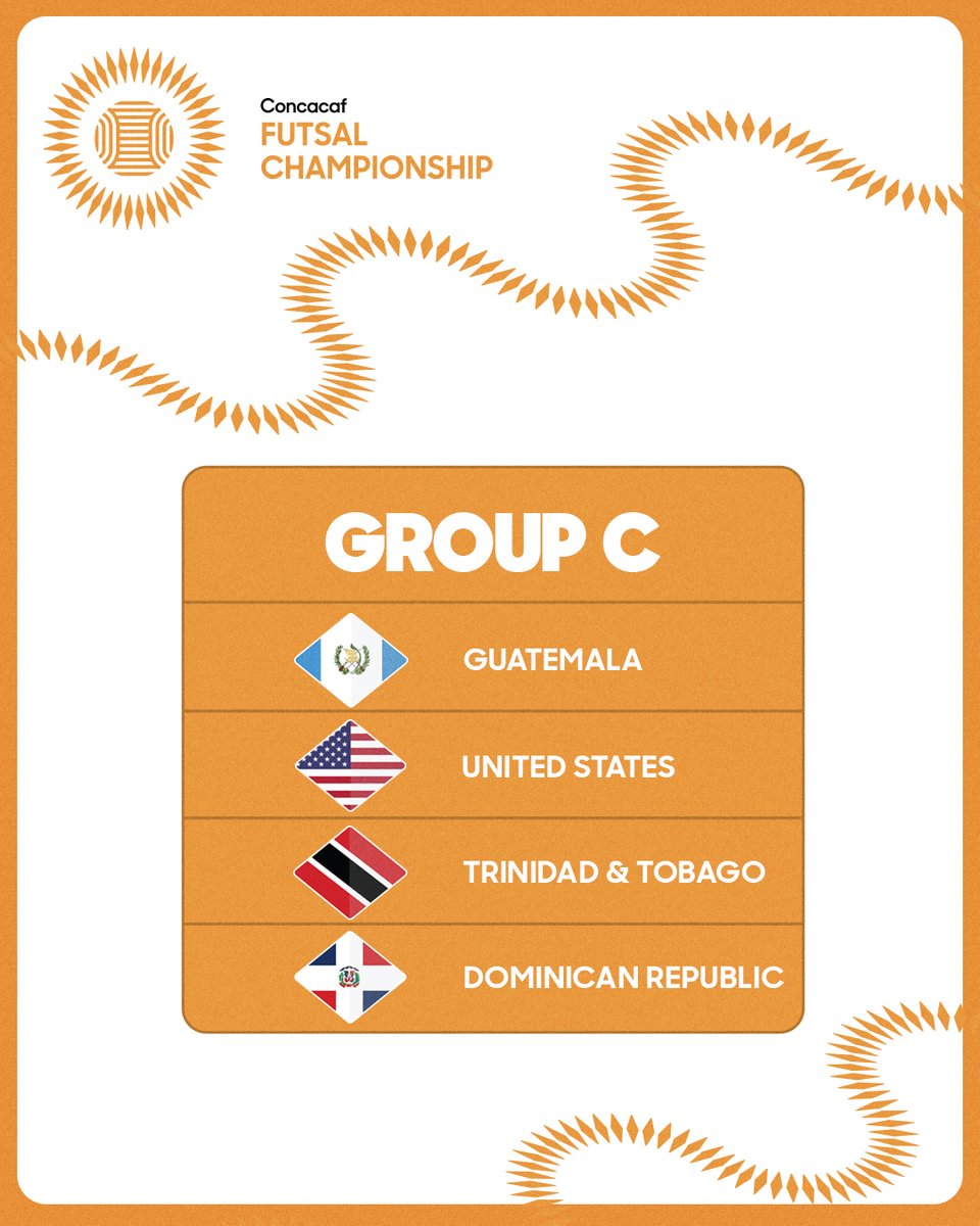 The 2024 Concacaf Futsal Championship kicks off this Saturday! 🏆 Take a look at all the three groups! bit.ly/3RqHj8m 🙌 ⚽