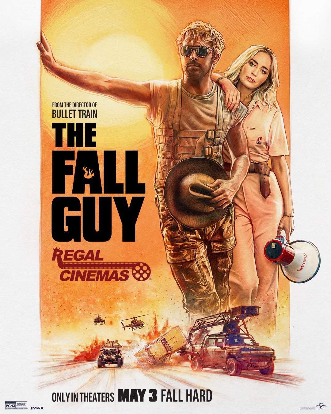 The Fall Guy Regal Cinemas poster op MoviePulp