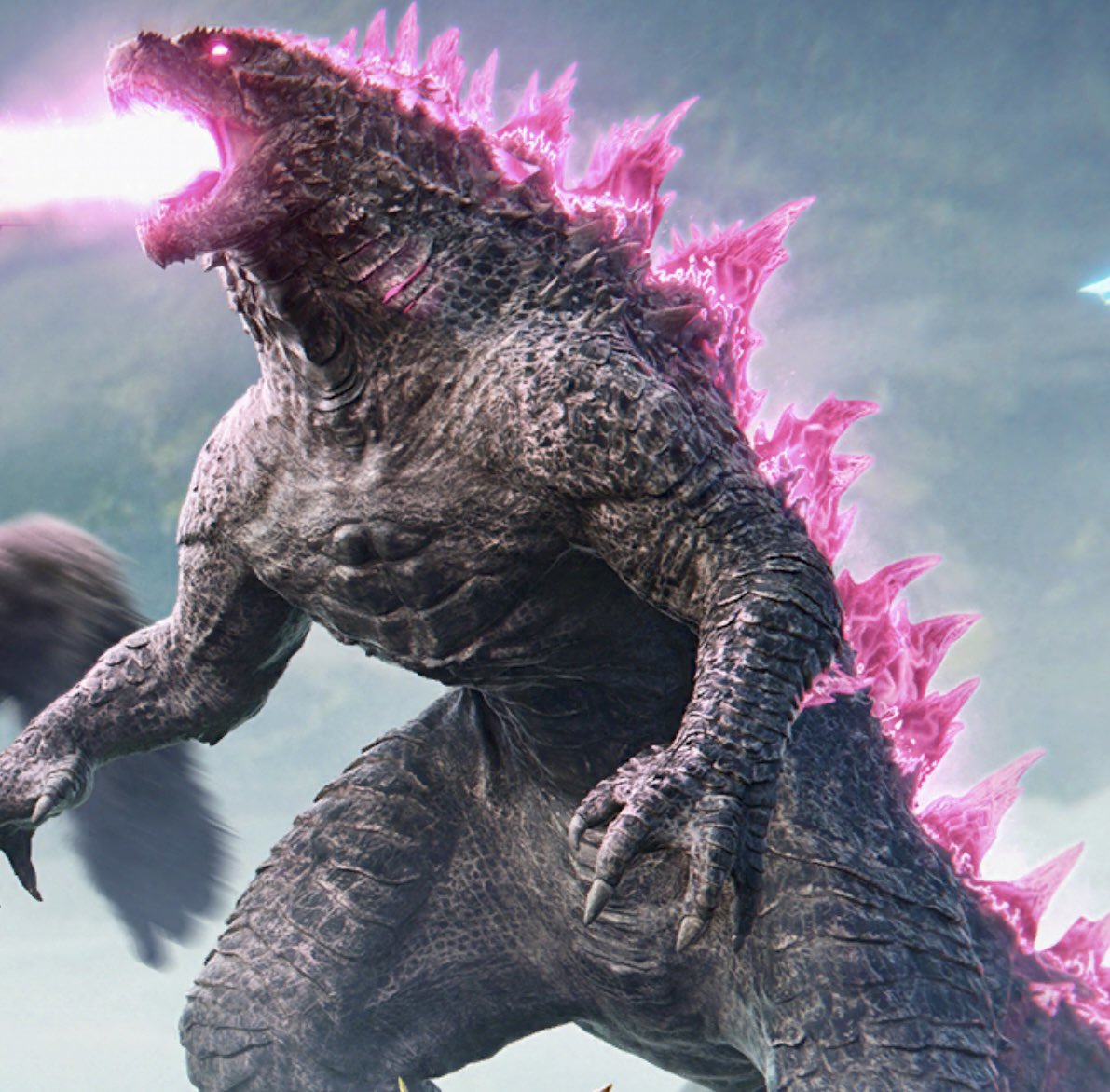 I hope Godzilla keeps his magenta coloured energy for the next film! There’s so much potential for beautiful imagery. Just imagine this glowing in the dark! I only hope he gets some of his bulk back, but overall this is definitely in my top 3 Goji designs.