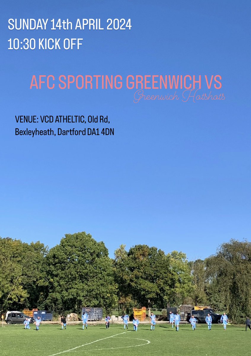 THIS SUNDAY @ VCD ATHELTIC - VCD ATHELTIC - Old Rd, Bexleyheath, Dartford DA1 4DN - 10:30 KICK OFF. COME DOWN AND SUPPORT THE BRAMBLES!!